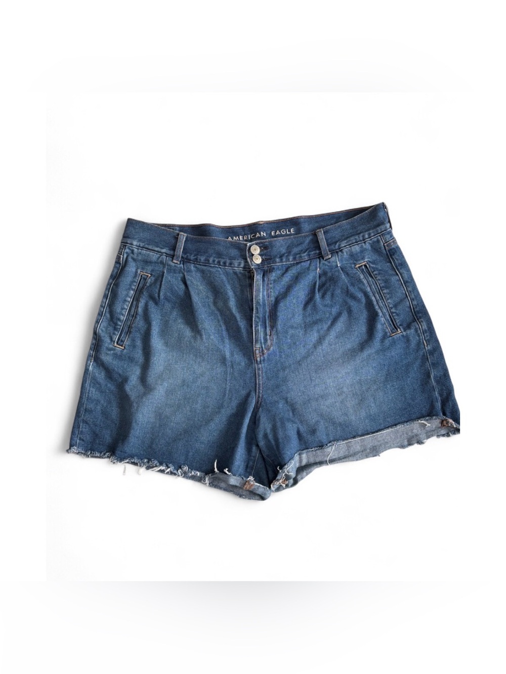 American Eagle High Rise Mom Shorts Sz 16